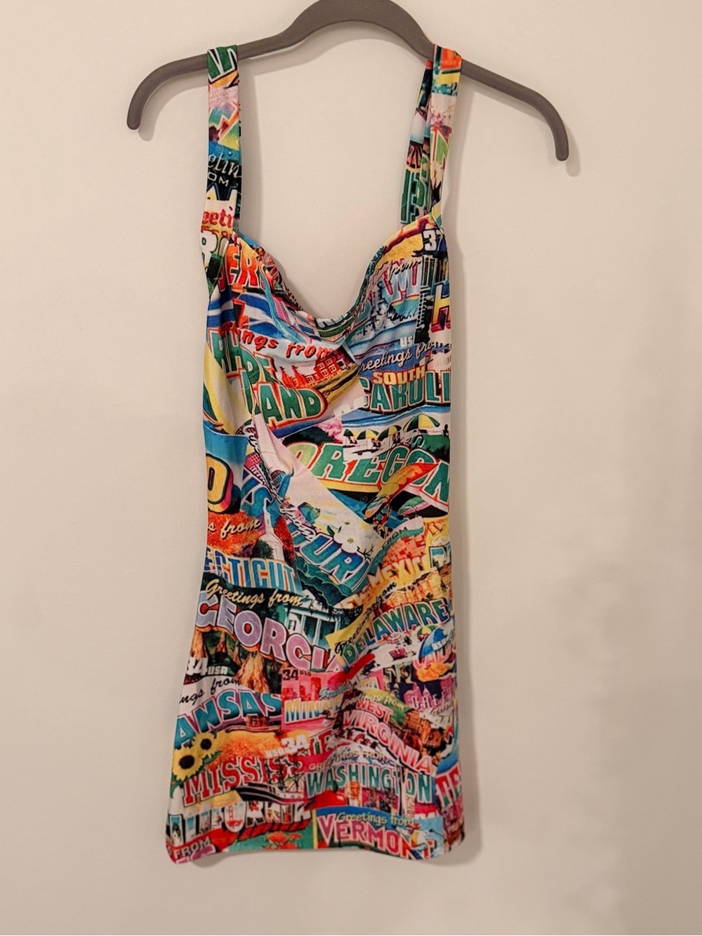 Women’s Multicolor Graphic One-Piece Mini Dress